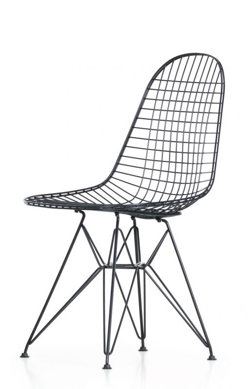 DKR Wire Chair Chaise assise rembourree Vitra